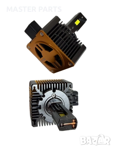 LED Крушки D1S D2S D3S D4S D5S D8S – GOLD EDITION 2026 – 3 Тръби – 130W – 100% Canbus, снимка 9 - Аксесоари и консумативи - 52944880
