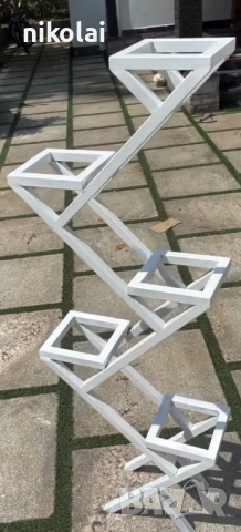 Пейка със закачалка и цветарник , снимка 2 - Закачалки - 53521012