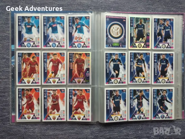 Футболни Карти Champions League Сезон 2018/2019 Match Attax Topps, снимка 8 - Колекции - 48797547