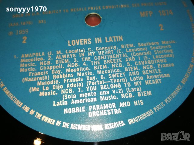 lovers in latin-made in great britain-плоча 2905222128, снимка 6 - Грамофонни плочи - 36914890
