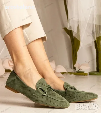 Дамски ажурни мокасини с декорация Mensory, 6цвята , снимка 7 - Дамски ежедневни обувки - 49638780