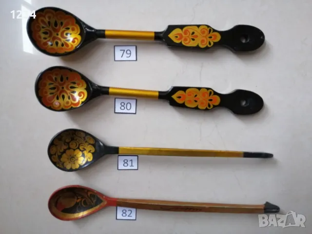 Дървени лъжици хохлома , снимка 13 - Други стоки за дома - 49173967