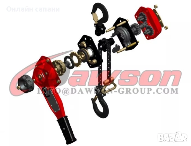 Верижна лебедка с тресчотка от 1000 кг до 5000 кг, снимка 8 - Подемници - 29162457