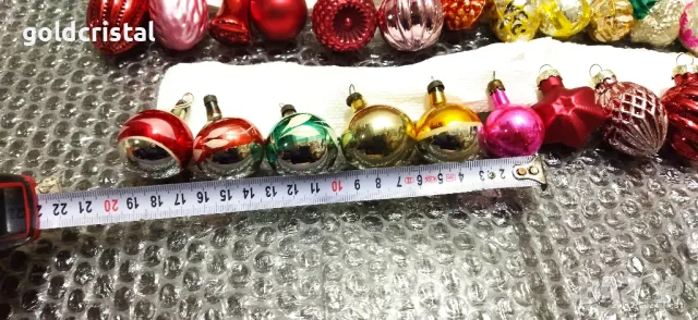Новогодишна коледна играчка стъклен връх, снимка 9 - Антикварни и старинни предмети - 36241106