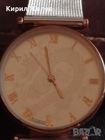 Модерен дамски часовник Дракон красив стилен дизайн 42542, снимка 2 - Дамски - 43756068