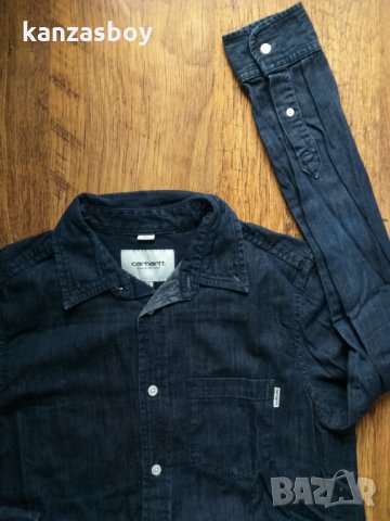 carhartt l/s civil shirt - страхотна мъжка риза КАТО НОВА, снимка 5 - Ризи - 35246558