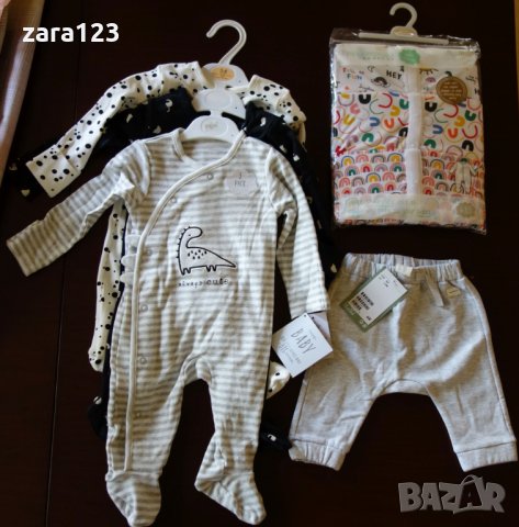 лот за новородено, 0-6м (Mothercare, H&M), снимка 1 - Комплекти за бебе - 34573564