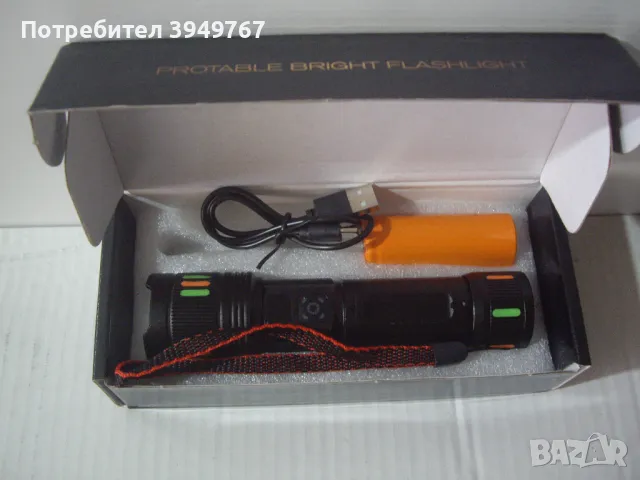 Мощен акумулаторен прожектор., снимка 2 - Прожектори - 49393641