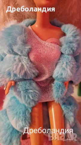 Комплект рокля и палто за барби, снимка 4 - Кукли - 43939498