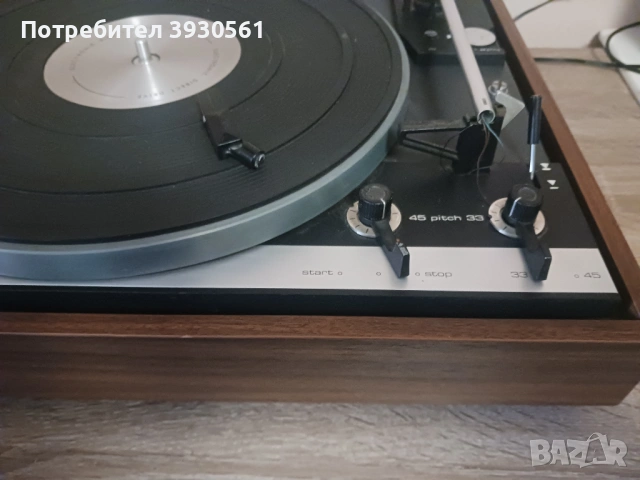 Vintage грамофон  dual 701, снимка 3 - Грамофони - 53354231