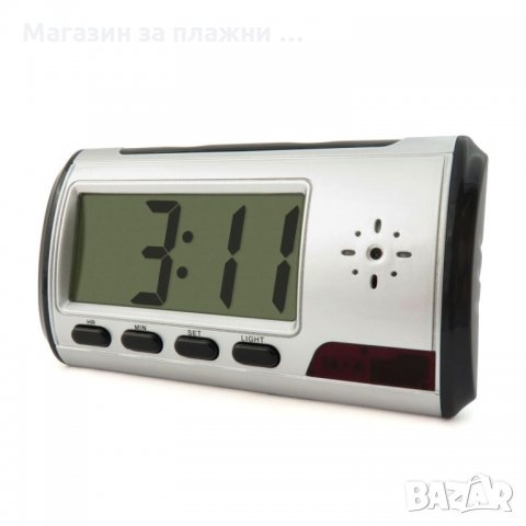 Скрита камера в настолен часовник- код ЕЛЕКТРОНЕН, снимка 6 - Камери - 28506209