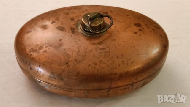 Стара бакърена, медна грейка Rein-Kupeer. 