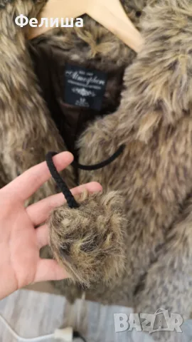 Мекично и Топло Палтенце с Косъм Atmosphere Leopard / Леопардов Десен  , снимка 4 - Якета - 50150111