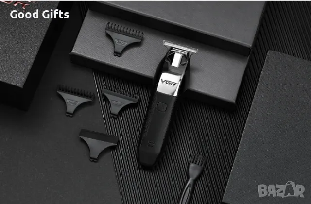 Машинка за подстригване VGR V-171 – Интелигентен дизайн, остриета от неръждаема стомана, снимка 9 - Машинки за подстригване - 50388045