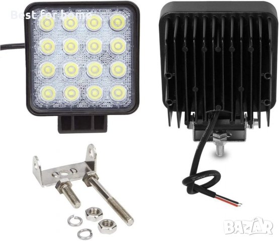 Допълнителни светлини за автомобил VINGO® 3 W Led Offroad лампа хладно бяло 6500 K 4320LM, снимка 3 - Аксесоари и консумативи - 33618098