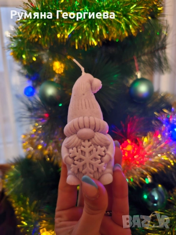 Продавам ръчно изработени коледни свещи, снимка 12 - Ръчно изработени сувенири - 52247460