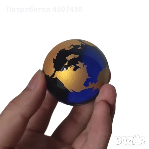 Кристален глобус Земя-глобус Земна сфера със стойка,Астрономически орнамент, снимка 6 - Декорация за дома - 51075693