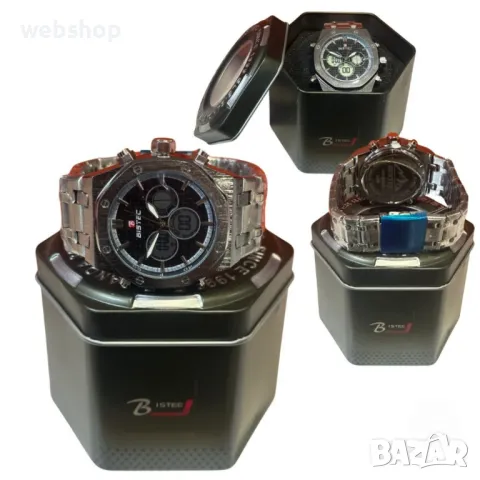 Мъжки часовник BISTEC с елегантен дизайн и висока функционалност, снимка 3 - Мъжки - 49570617