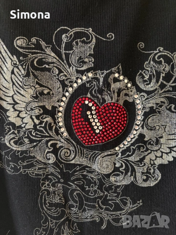 Y2K потник с камъчета, снимка 2 - Потници - 53386322