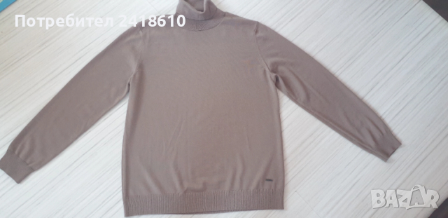 JOOP! Extrafine Merino Knit Mens Size L НОВО! ОРИГИНАЛ! Mъжки Поло Пуловер, снимка 3 - Пуловери - 52919062