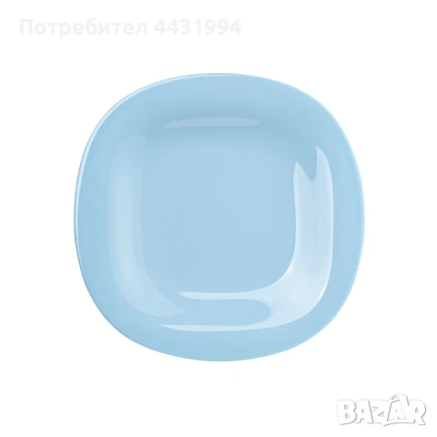 Сервиз за хранене Luminarc Carine Light Blue 18 части, снимка 4 - Чинии - 51115872