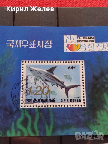 Две блок пощенски марки стари редки за колекция Куба,Корея - 22619, снимка 3 - Филателия - 36651275