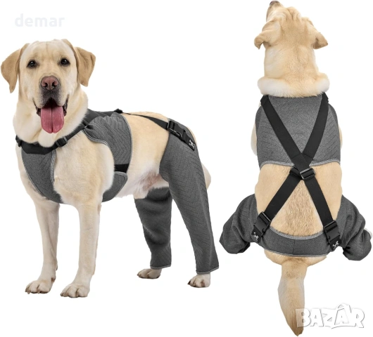 Ръкави за задни крака за следоперативно възстановяване за кучета, L