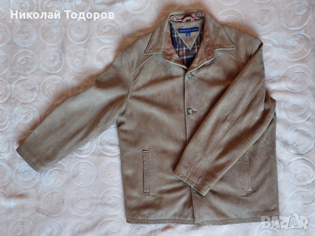 Автентично кожено яке Tommy Hilfiger, снимка 2 - Якета - 35434376