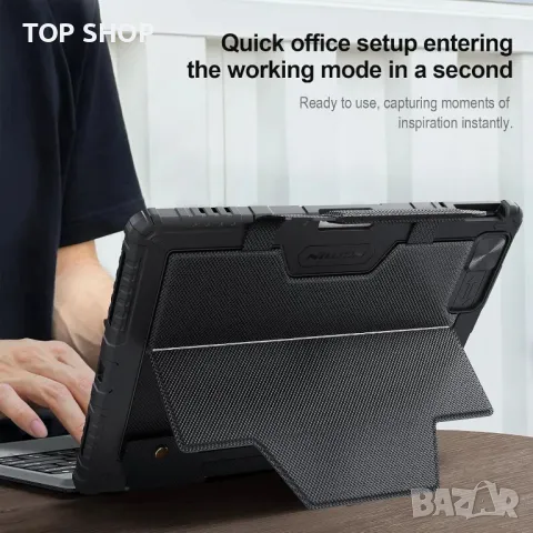 Калъф с клавиатура Nillkin Carry Go за iPad Pro 13 инча (M4) с дръжка, снимка 5 - Калъфи, кейсове - 49627454