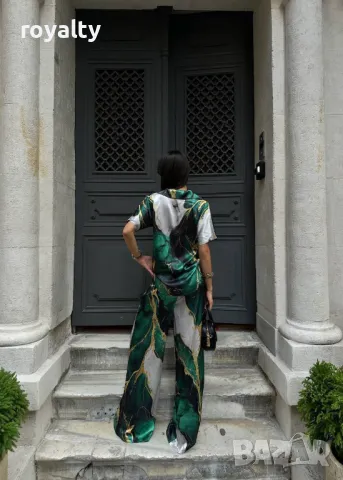 Дамски комплекти със сатен Различни цветове , снимка 3 - Комплекти - 50093459