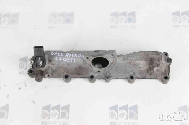 Колектор с вихрови клапи за Opel Astra H 1.7cdti 100 к.с. (2004-2007), снимка 2 - Части - 52810257