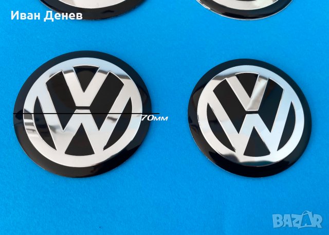 Стикери за капачки на джанти Vw / Golf / passat / bora емблеми лепенка, снимка 4 - Аксесоари и консумативи - 34605307
