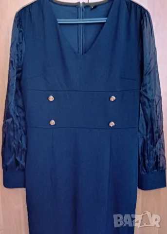 Дълга рокля с цепка Shein , снимка 5 - Рокли - 47643809