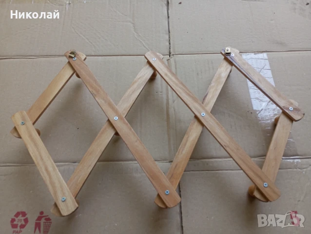 Ретро дървена закачалка , снимка 6 - Закачалки - 51094470