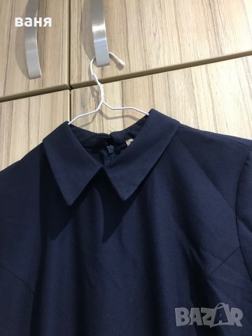 Рокля с дантела синя, снимка 6 - Рокли - 40550575