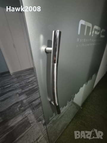 Спешно Комплект стъклена плъзгаща фирмена стъклена интериорна врата , снимка 4 - Интериорни врати - 51736172