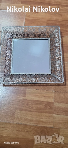 огледален декоративен поднос