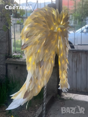 Светещи крила за фотосесия, декорация или шоу програма, снимка 7 - Други - 51830249