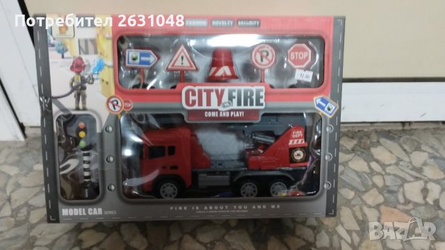 детска играчка пожарна, снимка 6 - Коли, камиони, мотори, писти - 44061751