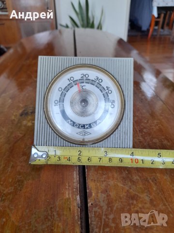 Стар механичен термометър Москва, снимка 5 - Други ценни предмети - 43748309