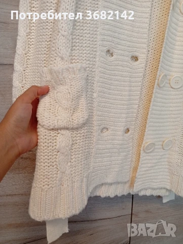 продавам дамска бежова жилетка , снимка 4 - Жилетки - 51375244