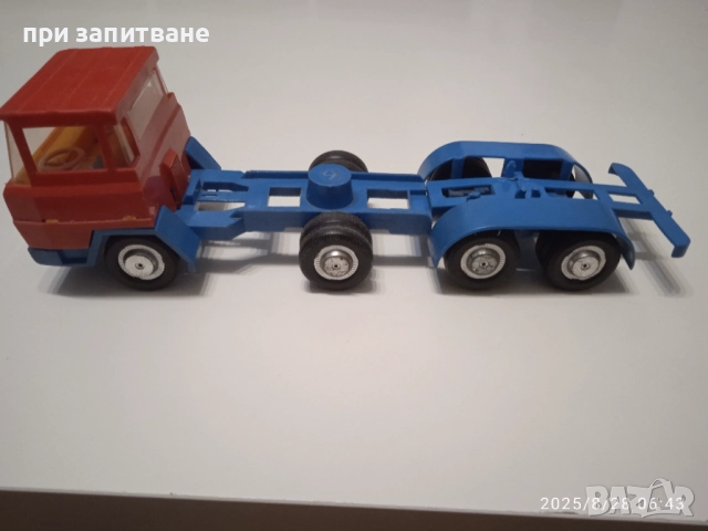  Стар ГДР камион, ретро играчка, 30 см., снимка 4 - Колекции - 51517772