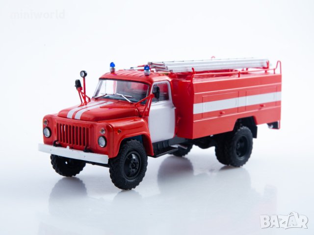 ГАЗ-53 AC-30-106Г пожарна - мащаб 1:43 на АвтоИстория моделът е нов в кутия, снимка 4 - Колекции - 43634855