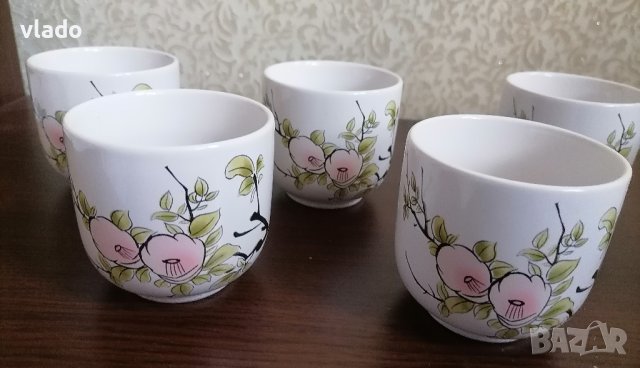 Порцеланови чаши за мляко и чай, снимка 2 - Сервизи - 43562186