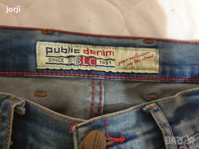 Оригинални Дънки Public Denim Размер - W:30 L:34, снимка 3 - Дънки - 28612664