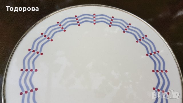Голям порцеланов поднос, снимка 2 - Други - 33475185