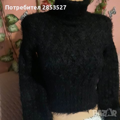 VERO MODA Пухеста Блузка/Поло, снимка 2 - Блузи с дълъг ръкав и пуловери - 39466725