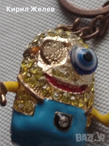 Модерен ключодържател МИНЬОНИТЕ много красив стилен дизайн метален 42378, снимка 3 - Колекции - 43620353