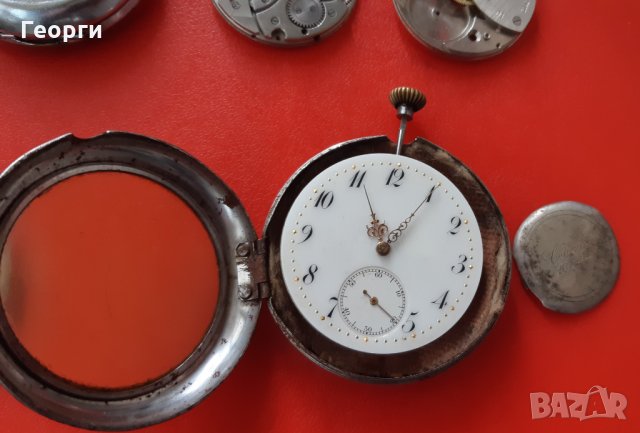 Джобен часовник Молния , швейцарски, руски, мълния, снимка 5 - Антикварни и старинни предмети - 28872480