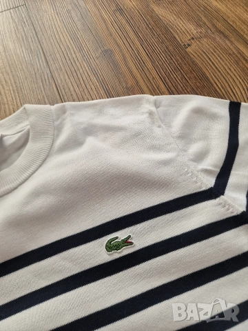 Страхотна мъжка блуза пуловер LACOSTE размер M , снимка 4 - Пуловери - 52752295